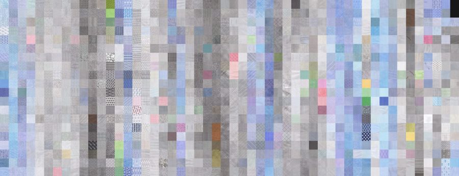 1000 security envelope patterns in a grid